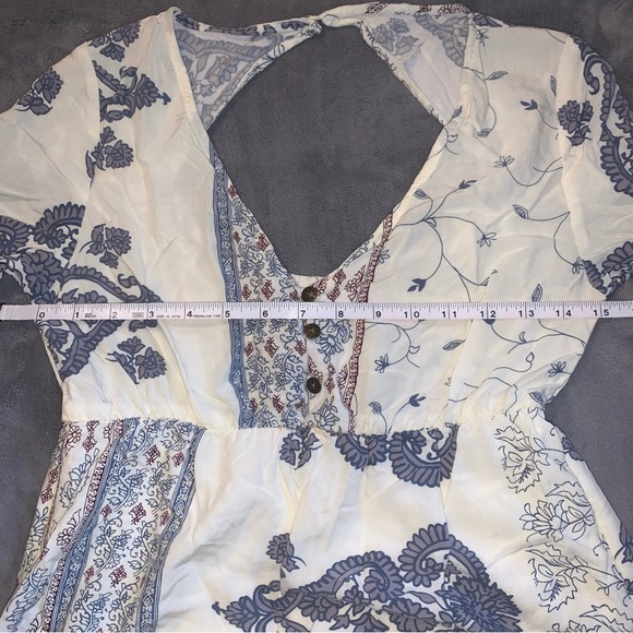 O’NEILL Kansas Summer Maxi Sun Dress Side Leg Slit - Picture 9 of 16